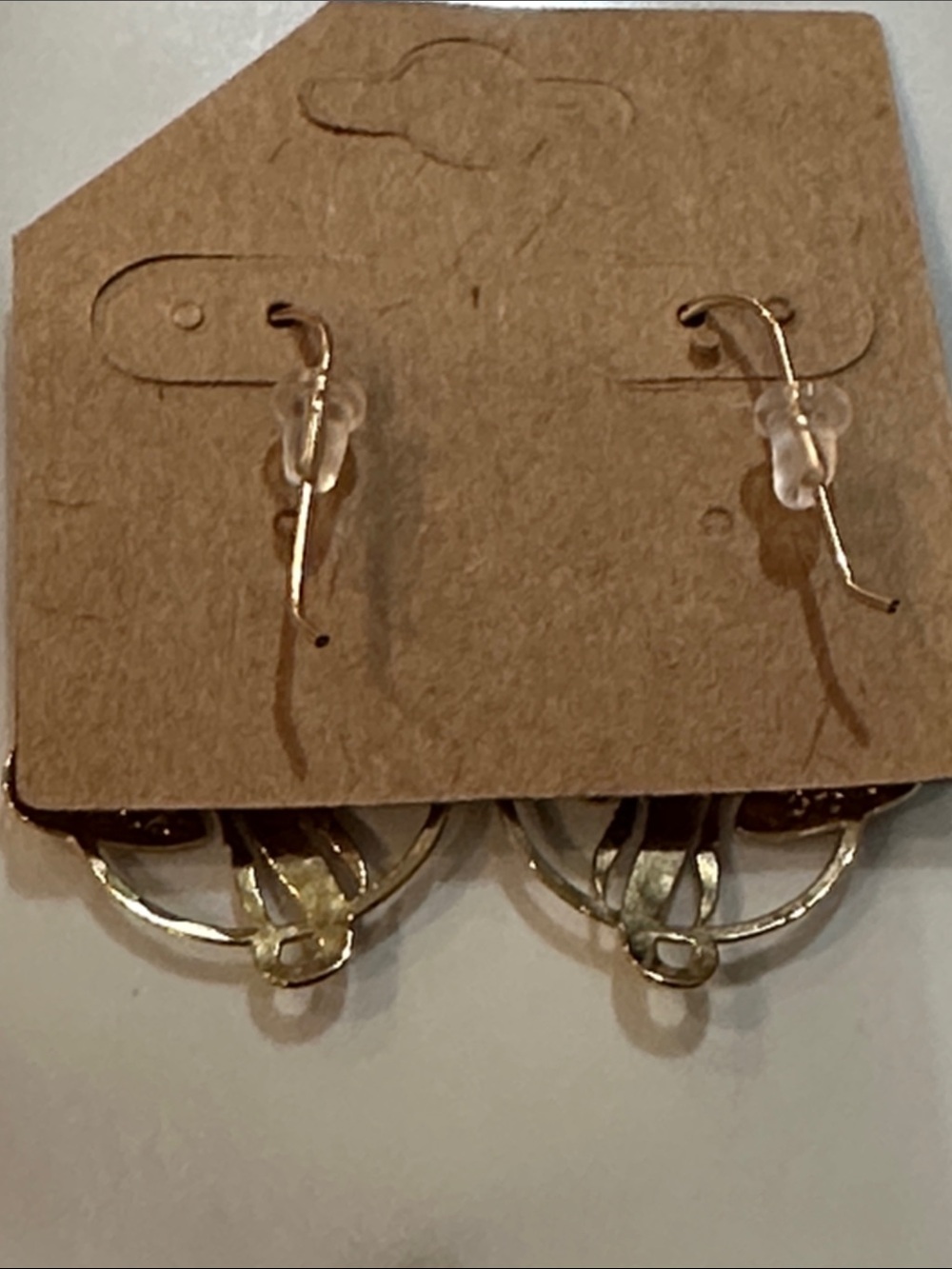 Wild Byrde Vintage Gold Elephant Drop Earrings by - Picture 4 of 6
